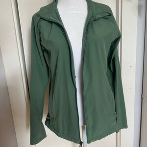 Green Outdoor Zip Up Jacket